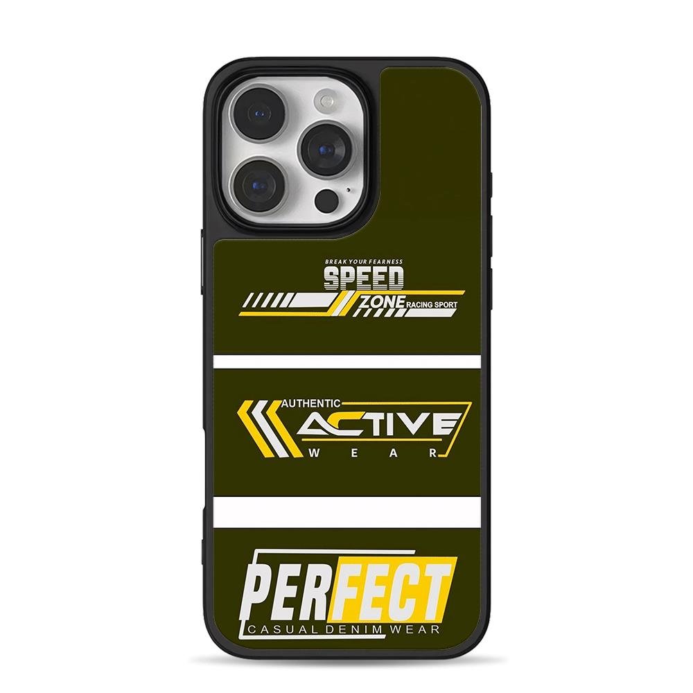 Speed racing active perfect print iPhone 16 Pro Max Black Case Speed racing active perfect print iPhone 16 Pro Max Black Case