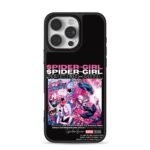 Spider Girl Gwen Marvel comic art iPhone 16 Pro Max Black Case