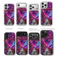 Spider Man Across Spider Verse Chris Brown Phone Case Black Electroplated Silver For Iphone 11 To 17