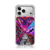Spider Man Across Spider Verse iPhone 17 Pro Max Electroplated Silver Case1