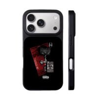 Spiderman Cactus Jack parental adv iPhone 17 Pro Max Black Case