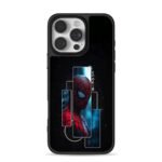 Spiderman geometric split dark art iPhone 16 Pro Max Black Case
