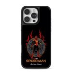 SpiderMan NoWayHome suit circle iPhone 16 Pro Max Black Case