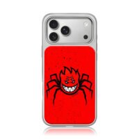 Spitfire evil fire spider red logo iPhone 17 Pro Max Electroplated Silver Case1