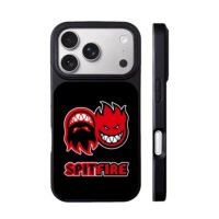 Spitfire two red fire devil logos iPhone 17 Pro Max Black Case