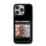 Split Doflamingo One Piece art iPhone 16 Pro Max Black Case