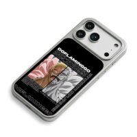 Split Doflamingo One Piece art iPhone 17 Pro Max Electroplated Silver Case2