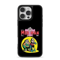 SpongeBob Mermaid Man Barnacle Boy iPhone 16 Pro Max Black Case