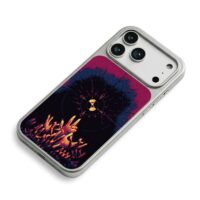 Spooky pixel sniper scope hands art iPhone 17 Pro Max Electroplated Silver Case2