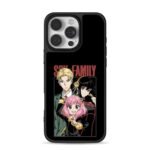 Spy Family Anya Loid Yor anime trio iPhone 16 Pro Max Black Case