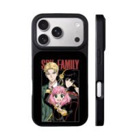 Spy Family Anya Loid Yor anime trio iPhone 17 Pro Max Black Case