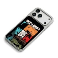 Spy x Family Anya Loid comic panels iPhone 17 Pro Max Electroplated Silver Case2