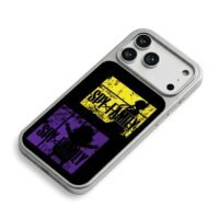 Spy x Family Yor Anya silhouettes iPhone 17 Pro Max Electroplated Silver Case2