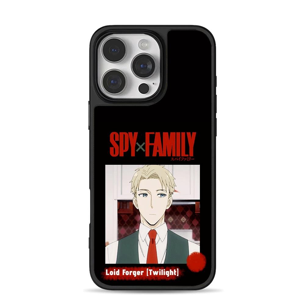 SpyxFamily Loid Forger Twilight art iPhone 16 Pro Max Black Case SpyxFamily Loid Forger Twilight art iPhone 16 Pro Max Black Case