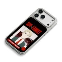 SpyxFamily Loid Forger Twilight art iPhone 17 Pro Max Electroplated Silver Case2