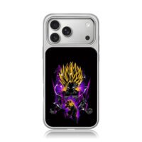 SSJ Gohan Dragon Ball art iPhone 17 Pro Max Electroplated Silver Case1