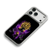SSJ Gohan Dragon Ball art iPhone 17 Pro Max Electroplated Silver Case2