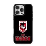 St George Illawarra crest The March iPhone 16 Pro Max Black Case