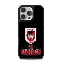 St George Illawarra crest The March iPhone 16 Pro Max Black Case