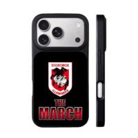 St George Illawarra crest The March iPhone 17 Pro Max Black Case