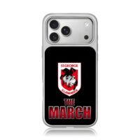 St George Illawarra crest The March iPhone 17 Pro Max Electroplated Silver Case1