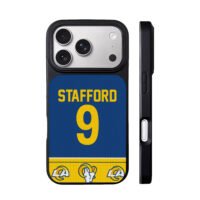 Stafford 9 LA Rams jersey print iPhone 17 Pro Max Black Case