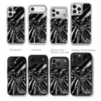 Star Wars Darth Vader troopers Chris Brown Phone Case Black Electroplated Silver For Iphone 11 To 17
