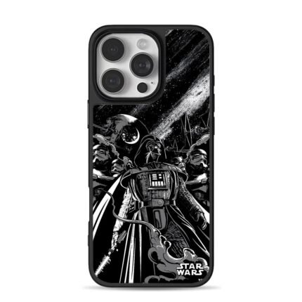 Star Wars Darth Vader troopers iPhone 16 Pro Max Black Case