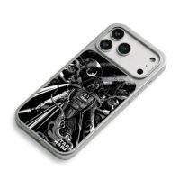 Star Wars Darth Vader troopers iPhone 17 Pro Max Electroplated Silver Case2