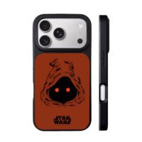 Star Wars Jawa hooded red eyes art iPhone 17 Pro Max Black Case