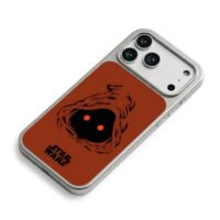 Star Wars Jawa hooded red eyes art iPhone 17 Pro Max Electroplated Silver Case2