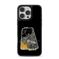 Star Wars Xwing space battle art iPhone 16 Pro Max Black Case