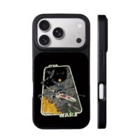 Star Wars Xwing space battle art iPhone 17 Pro Max Black Case