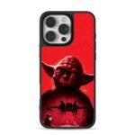 Star Wars Yoda Xwing red space art iPhone 16 Pro Max Black Case
