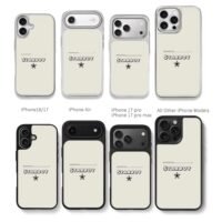 Starboy black star and tiny slogan Chris Brown Phone Case Black Electroplated Silver For Iphone 11 To 17