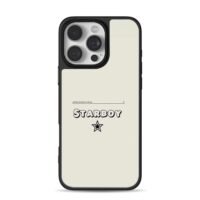Starboy black star and tiny slogan iPhone 16 Pro Max Black Case