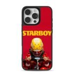 Starboy F1 racer helmet yellow red iPhone 16 Pro Max Black Case