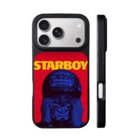 Starboy McLaren F1 racer helmet red iPhone 17 Pro Max Black Case