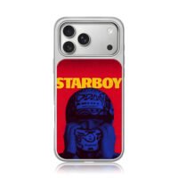 Starboy McLaren F1 racer helmet red iPhone 17 Pro Max Electroplated Silver Case1