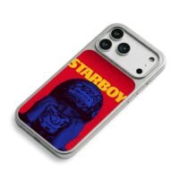 Starboy McLaren F1 racer helmet red iPhone 17 Pro Max Electroplated Silver Case2