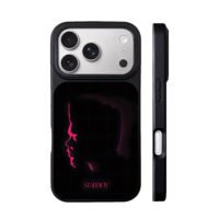 Starboy The Weeknd pink silhouette art iPhone 17 Pro Max Black Case