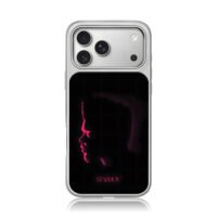 Starboy The Weeknd pink silhouette art iPhone 17 Pro Max Electroplated Silver Case1