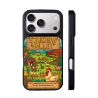 Stardew Valley cartoon farm animals iPhone 17 Pro Max Black Case