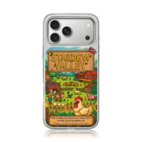Stardew Valley cartoon farm animals iPhone 17 Pro Max Electroplated Silver Case1
