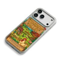 Stardew Valley cartoon farm animals iPhone 17 Pro Max Electroplated Silver Case2