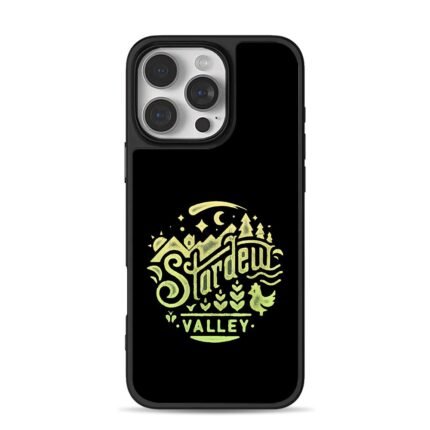 Stardew Valley chicken farm logo iPhone 16 Pro Max Black Case