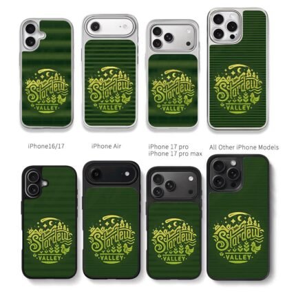 Stardew Valley chicken trees logo Chris Brown Phone Case Black Electroplated Silver For Iphone 11 To 17