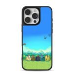 Stardew Valley chickens on grass iPhone 16 Pro Max Black Case