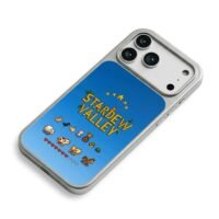 Stardew Valley pixel farm animals iPhone 17 Pro Max Electroplated Silver Case2