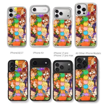 Stardew Valley villagers junimo art Chris Brown Phone Case Black Electroplated Silver For Iphone 11 To 17